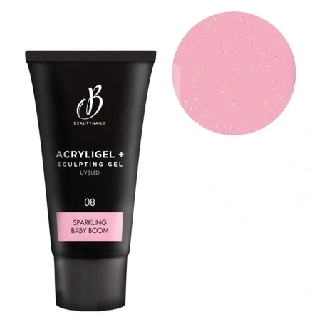 Beautynails Acryligel Tube Sparkling Baby Boom 30g