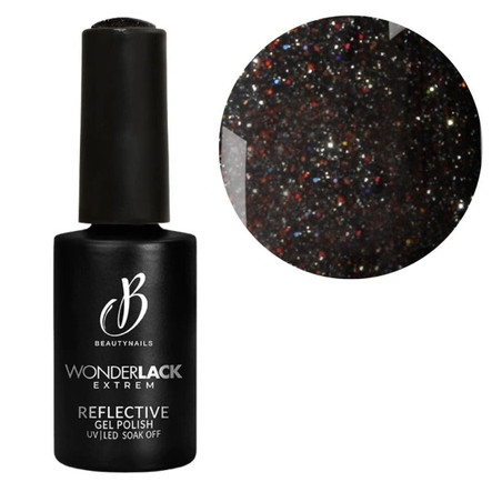 Beautynails Bna We Reflective Black Nail Polish - 8 Milliliters