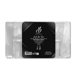 Beautynails Bna Tips Soft Gel Coffin Pre Buffed & Matte - 500 Pieces