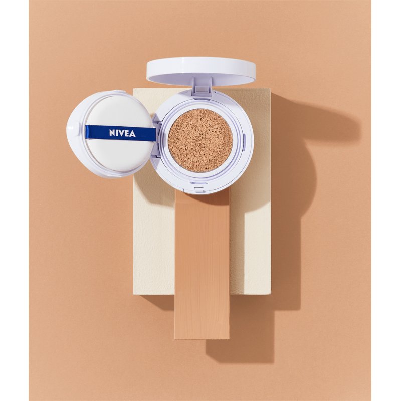 Nivea 3-in-1 Anti-Age Care Cushion for Natural Tinting and Moisture for Light Skin