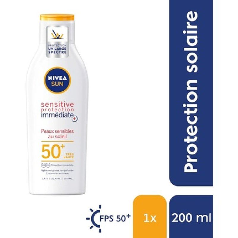Nivea Sun Sensitive Sun Milk Instant Protection SPF 50 200ml