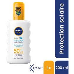 NIVEA Sun Kids Sensitive Protect & Play Sunscreen Spray SPF 50 200ml