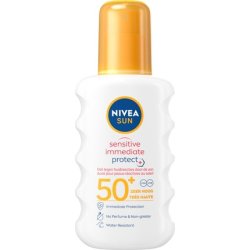 Nivea Sun Sensitive Immediate Protect Sun Spray SPF50 200ml