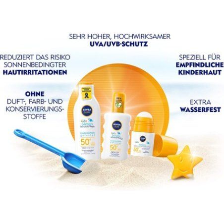 NIVEA Sun Kids Sensitive Protection & Care Sun Lotion SPF 50 200ml