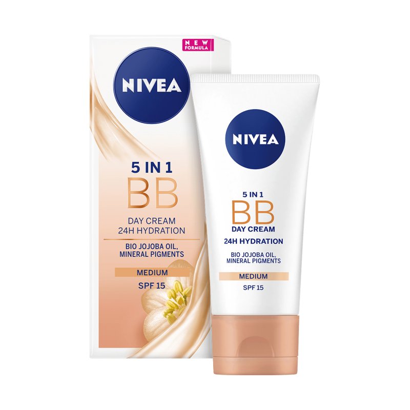 Nivea Essentials Bb Cream Medium Spf15 50ml Day Cream
