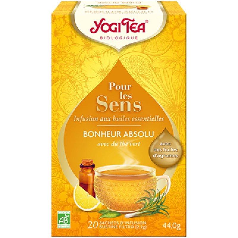 YOGI TEA Pour Les Sens Bonheur Absolu 20 x 2.2 g
