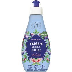Fit Dish Soap Scented Edition Fig Blossom & Chili Liquid Dishwashing Detergent Biodegradable Sustainable Vegan 400ml