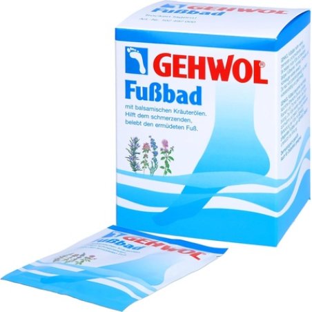 Gehwol Foot Care Unscented Foot Bath Portion Bags Pack of 10 - 20g Each