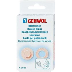 Gehwol Bunion Ring Round - Protective Ring For Bunion - 6 Pieces