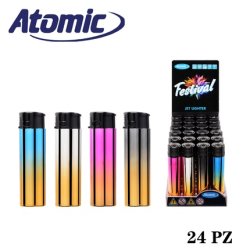 Atomic Turbo Lighter Festival Assorted - Pack Of 24