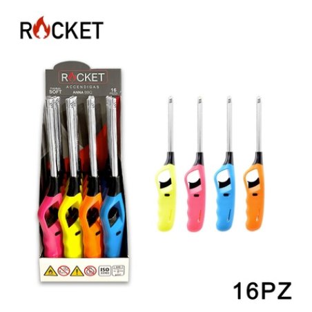 Rocket Soft Flame Lighter Anna 16 Pieces