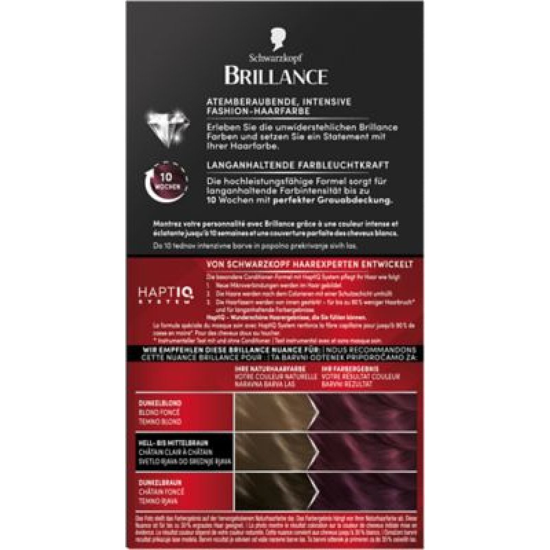 Schwarzkopf Brillance Intensive Color Creme 860 Ultraviolet Coloration