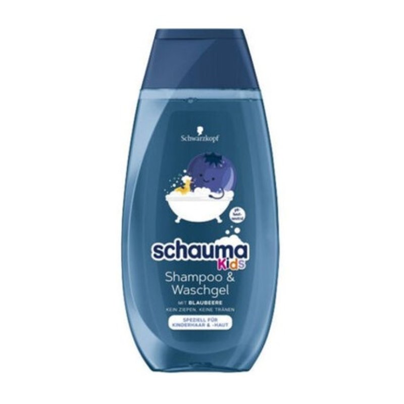 Schauma Kids Shampoo and Conditioner with Blueberry Scent pH Neutral 250ml