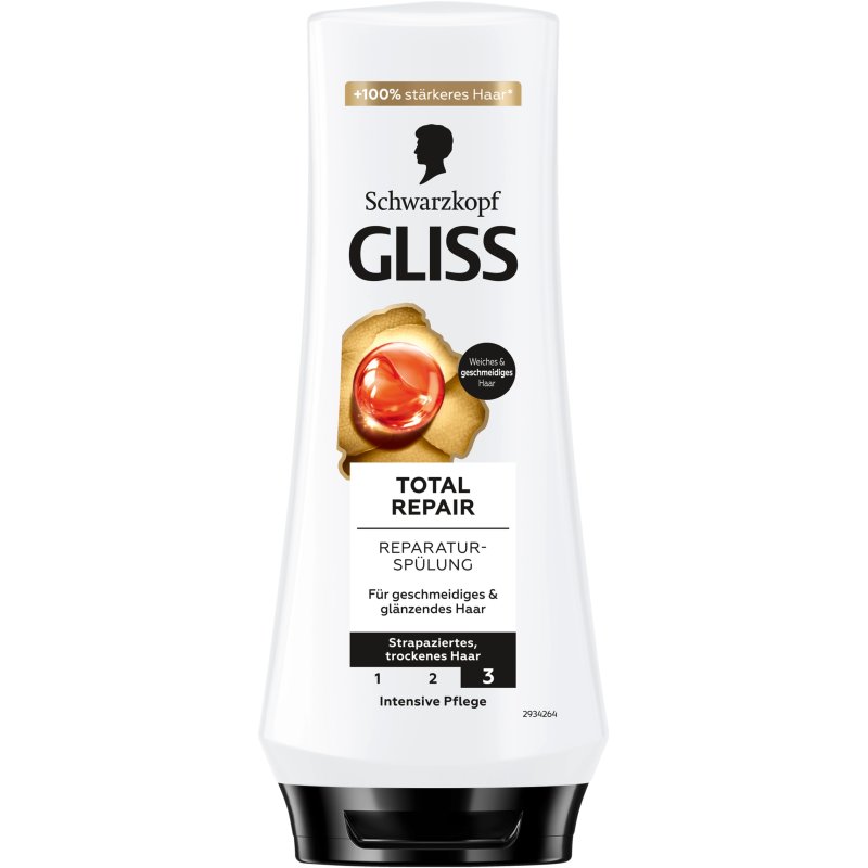 Schwarzkopf Gliss Kur Total Repair Non-professional hair conditioner 200 ml Women