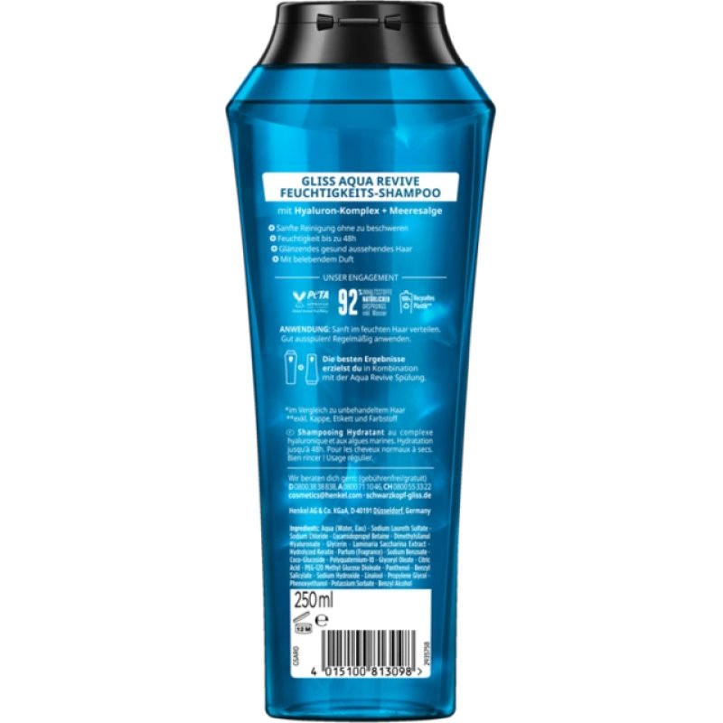 Schwarzkopf 4015100813098 shampooing 250 ml Shampoing Non-professionnel Femmes