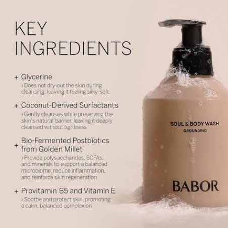Babor Soul & Body Wash Aroma Shower Gel for Dry and Sensitive Skin