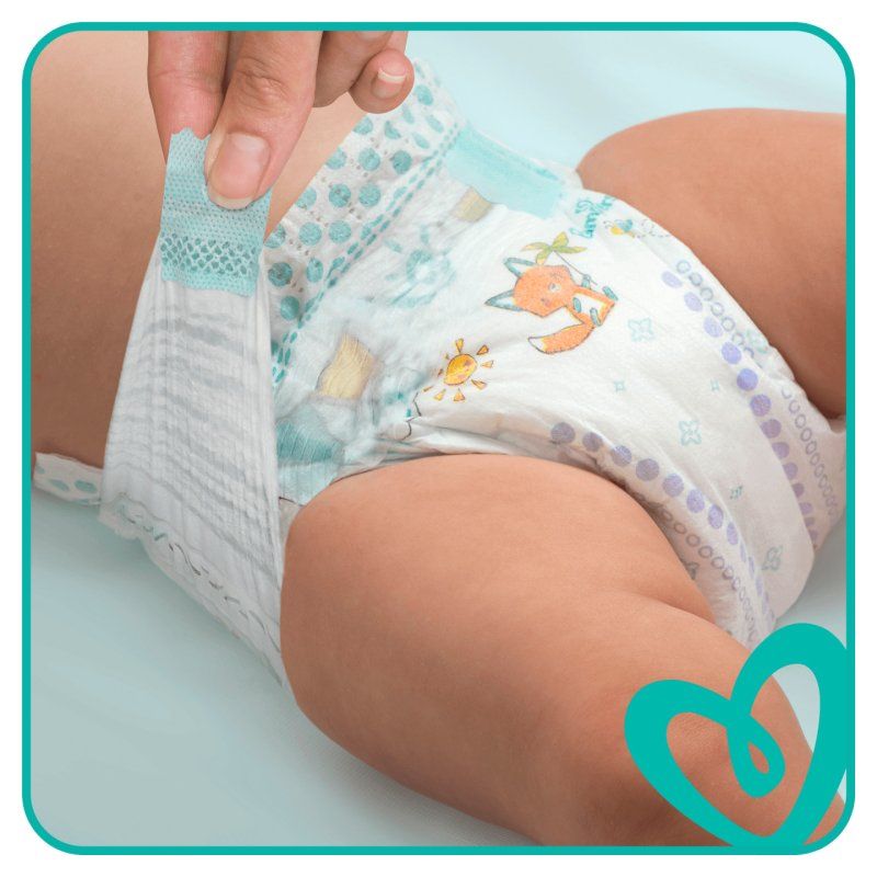 Pampers Baby-Dry Diapers Size 3 (6-10kg) Leak Protection Monthly Box 198 Pieces