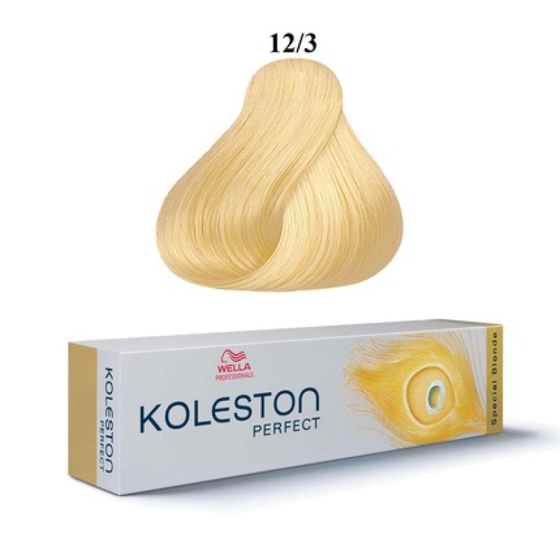 Wella Professionals Koleston Perfect Permanent Hair Dye 123 Special Gold Blonde - 60 Ml