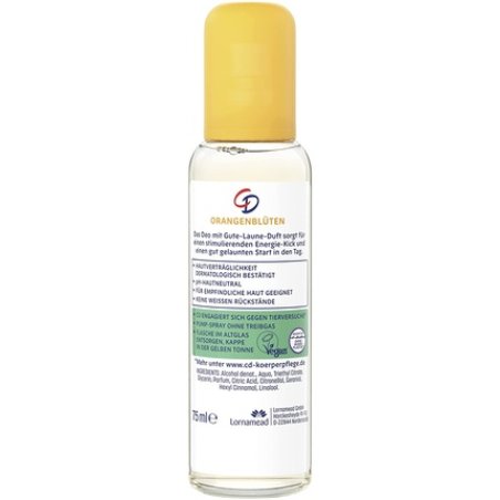 CD Deo Spray Glück 75ml Aluminum-Free Long-Lasting Protection for 24 Hours