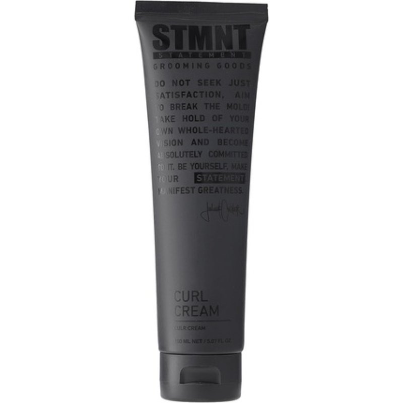 STMNT Grooming Goods Curl Cream 150ml Controls and Defines Waves, Curls, and Coils Improves Combability Heat Protection