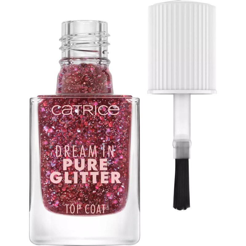 CATRICE Dream In Pure Glitter vernis à ongles top coat 10,5 ml Transparent