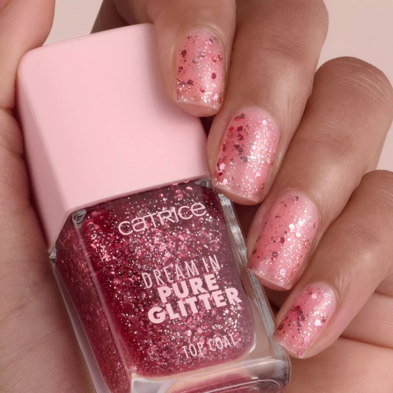 CATRICE Dream In Pure Glitter nail top coat 10.5 ml Transparent