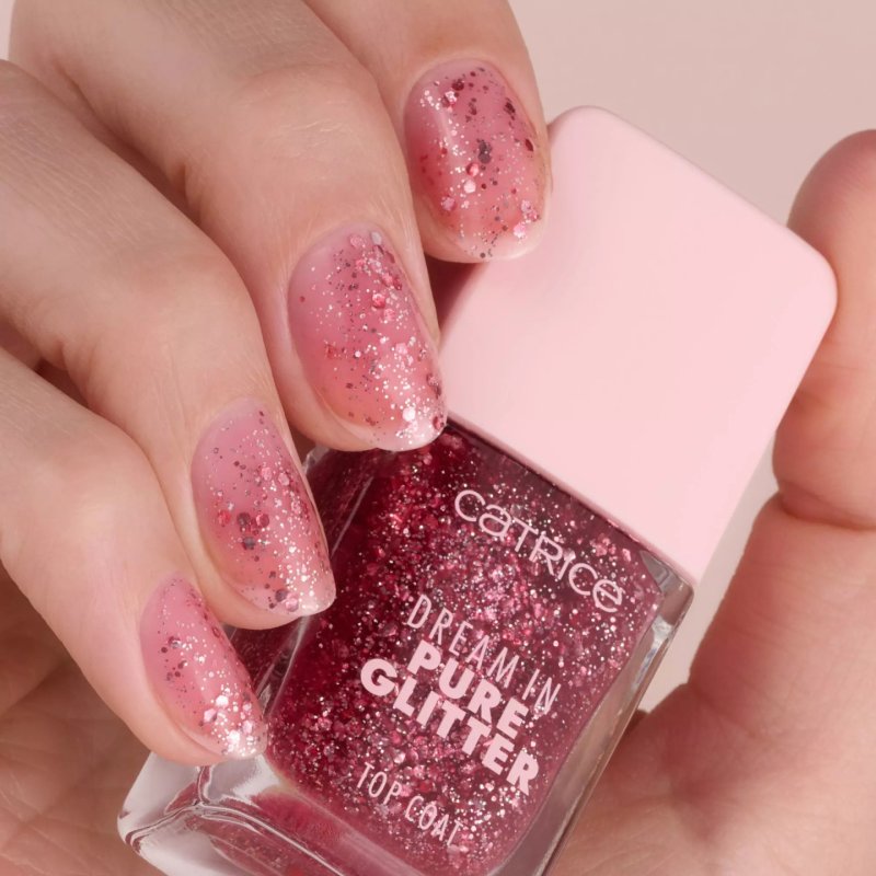 CATRICE Dream In Pure Glitter nail top coat 10.5 ml Transparent