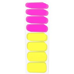 CATRICE Neon Blast Nail Polish Strips nail stickers 24 pc(s) Pink, Yellow