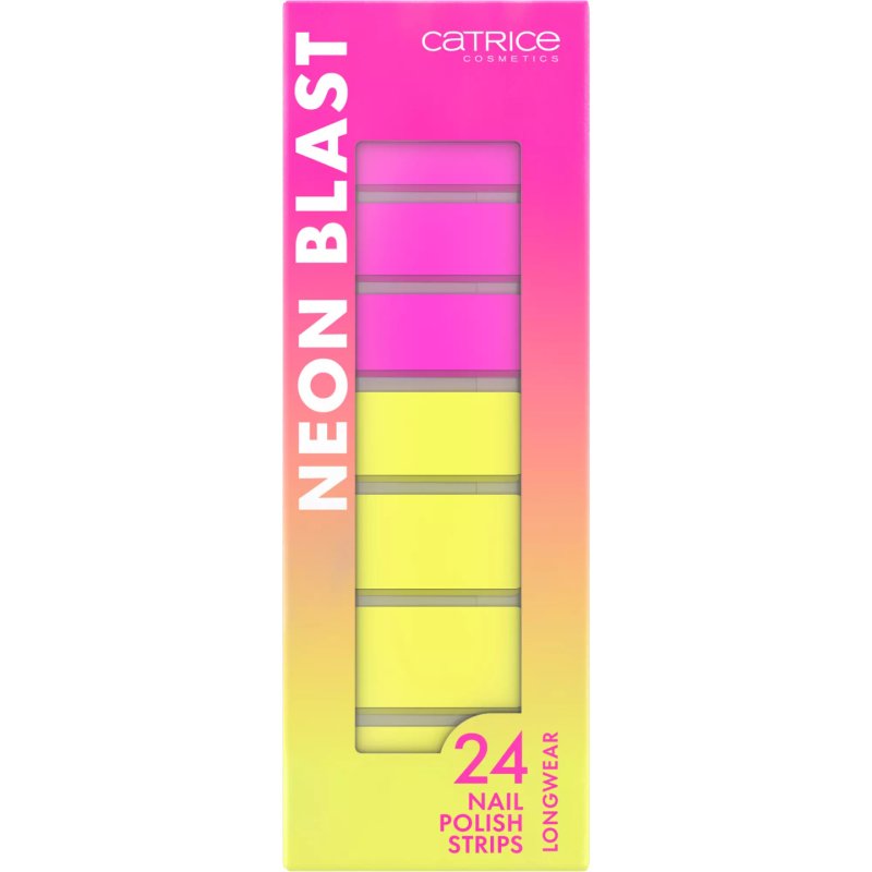 Catrice Neon Blast Nail Polish Strips 24 Pieces