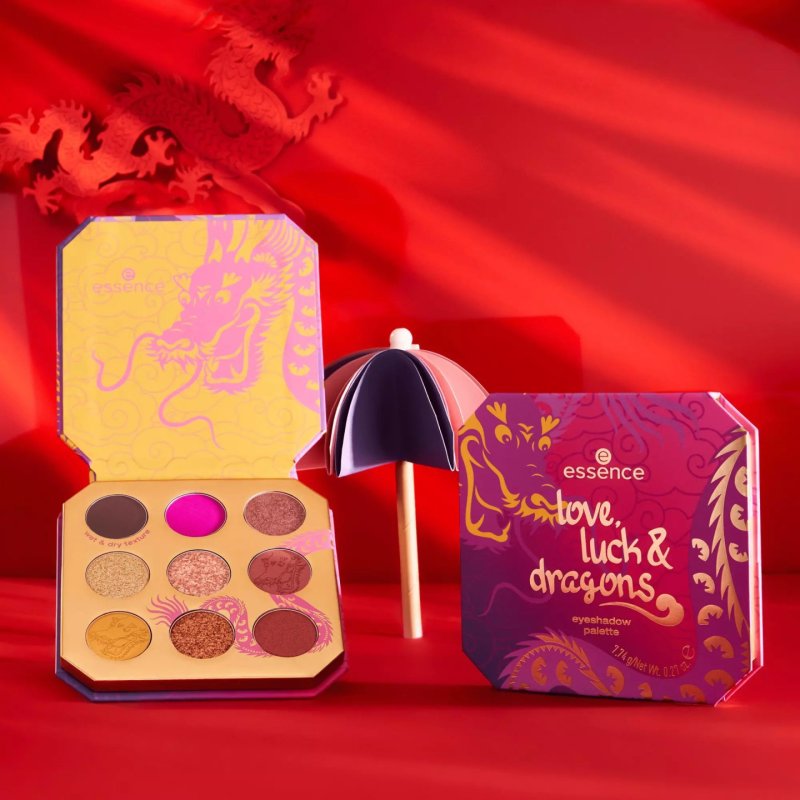 Essence Love, Luck & Dragons Eyeshadow Palette 9 Colors