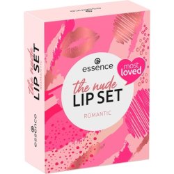 Essence Cosmetics The Nude Lip Set Romantic Lipstick Makeup Gift Set for Women