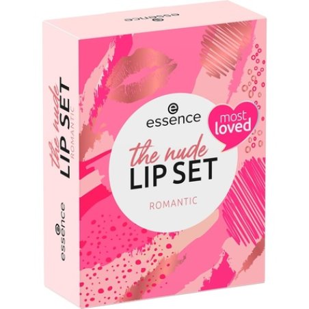 Essence Cosmetics The Nude Lip Set Romantic Lipstick Makeup Gift Set for Women