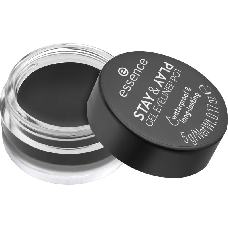 Essence STAY & PLAY eyeliner 5 g Gel 01 Black