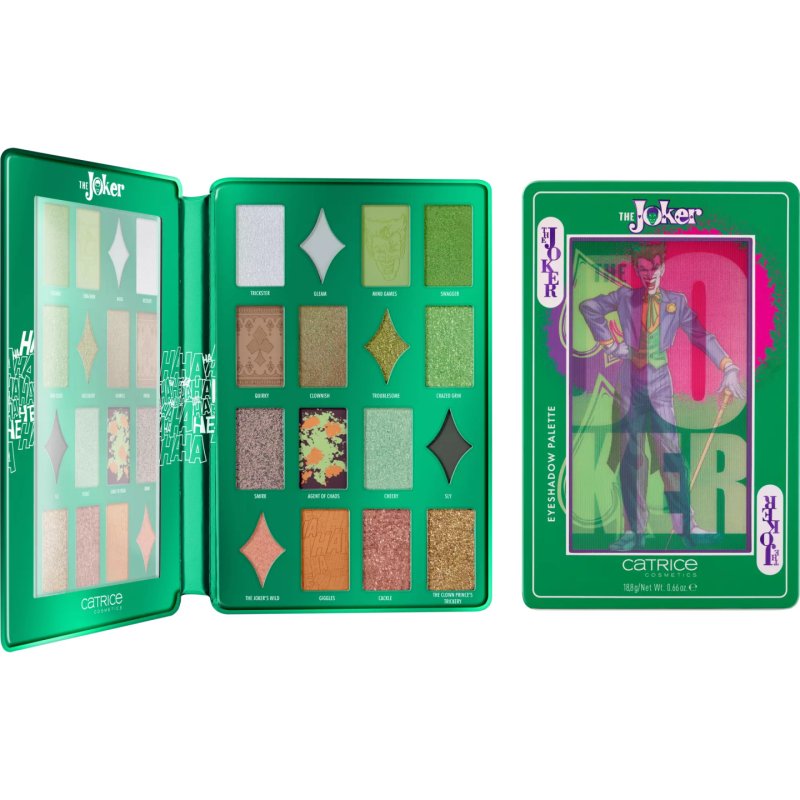 Catrice The Joker Eyeshadow Palette No. 020 Multicoloured 16 Colours Glossy Intense Radiant Vegan Parabens 18.8g