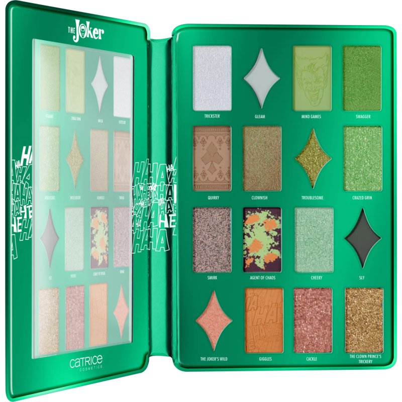 Catrice The Joker Eyeshadow Palette No. 020 Multicoloured 16 Colours Glossy Intense Radiant Vegan Parabens 18.8g