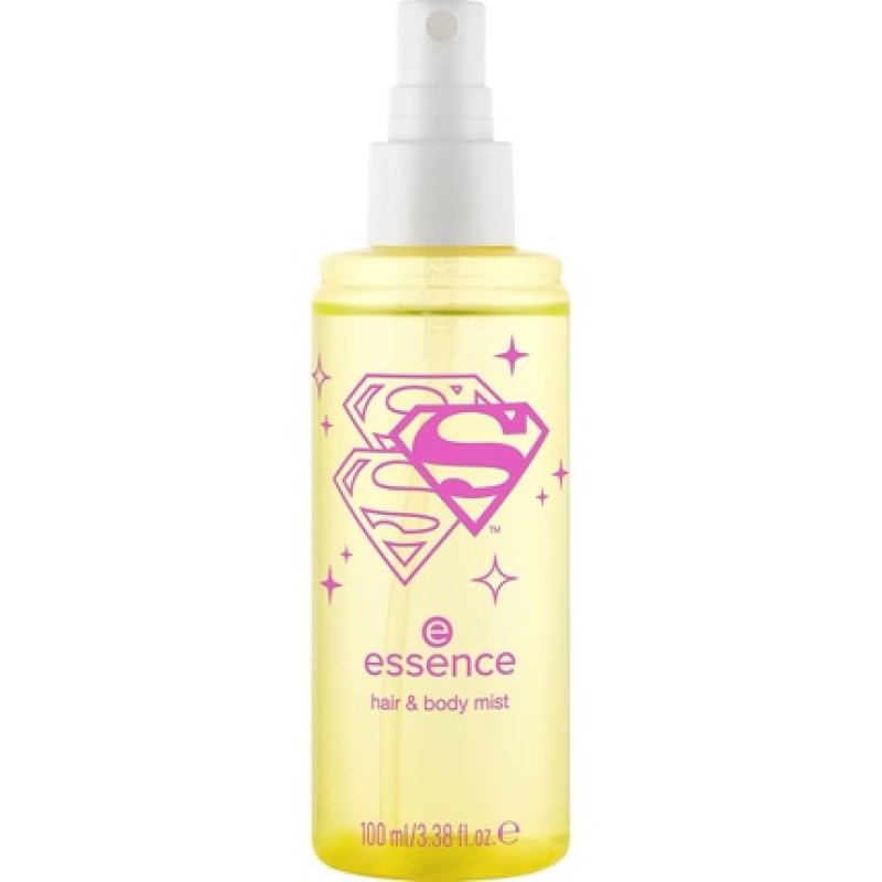 Essence Superman Hair and Body Mist Setting Spray - Refreshing Vegan Oil-Free