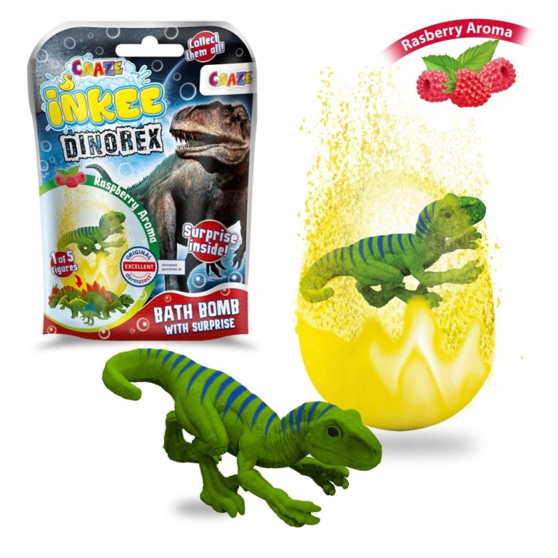 Craze INKEE Dino Bath Bomb for Kids - 1 pc