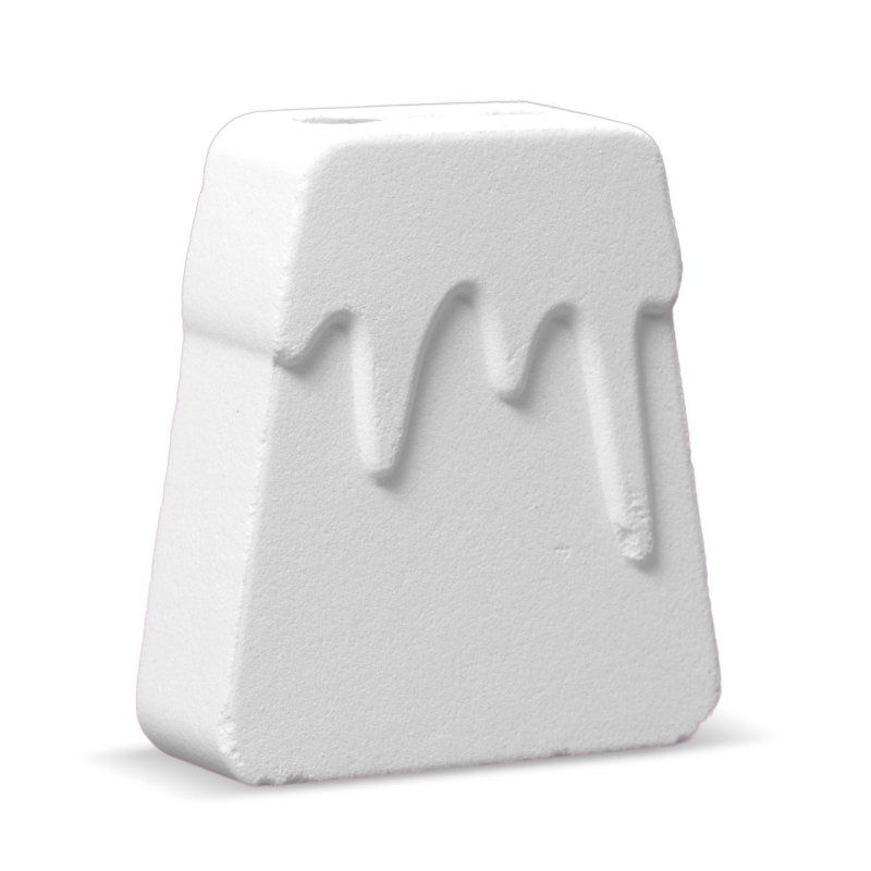 Inkee Foamy Volcano Children's Bath Bomb in Volcano Shape - Yellow