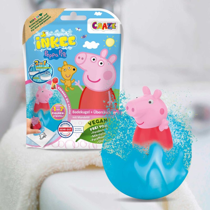 CRAZE 43127 boule de sel de bain 1 pièce(s) Fraise