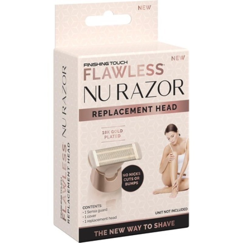 Finishing Touch Flawless Nu Razor Replacement Head Rechargeable Electric Razor Replacement Head