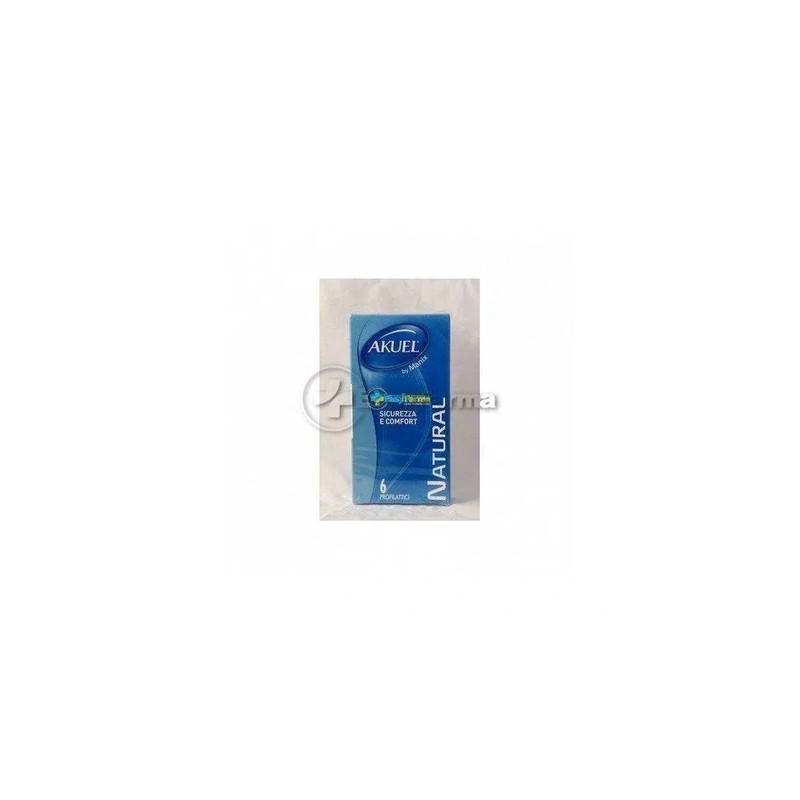 Sanofi Akuel Natural 6 Condoms New