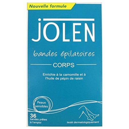 Jolen Facial Strip Wax 16 Strips