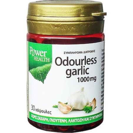 Power Health Garlic Odourless Dietary Supplement For Circulation 30 Capsules