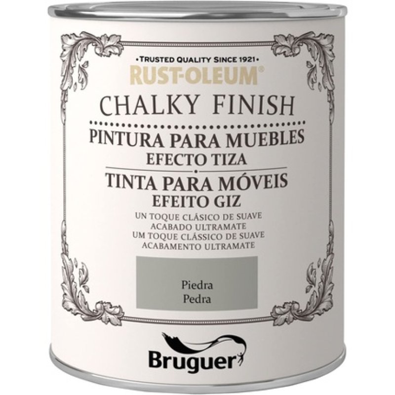 Xylazel 4082203 Chalky Finish Stone 750 Ml Bruguer Painting, 25 Milliliters