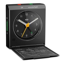 Braun BC05B Horloge murale et de table Horloge analogique Rectangle Noir