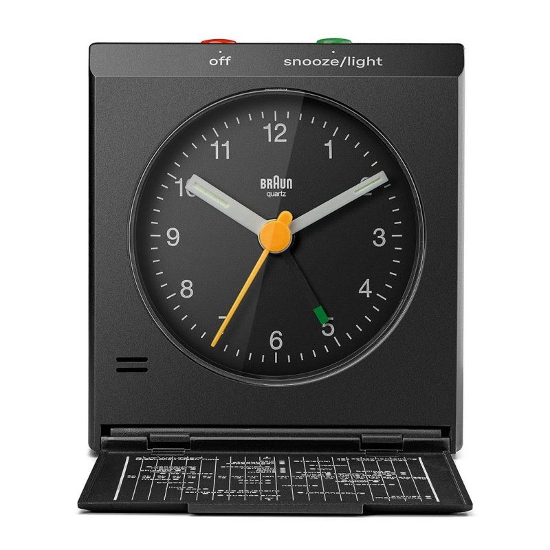 Braun BC05B wall/table clock Analog clock Rectangle Black