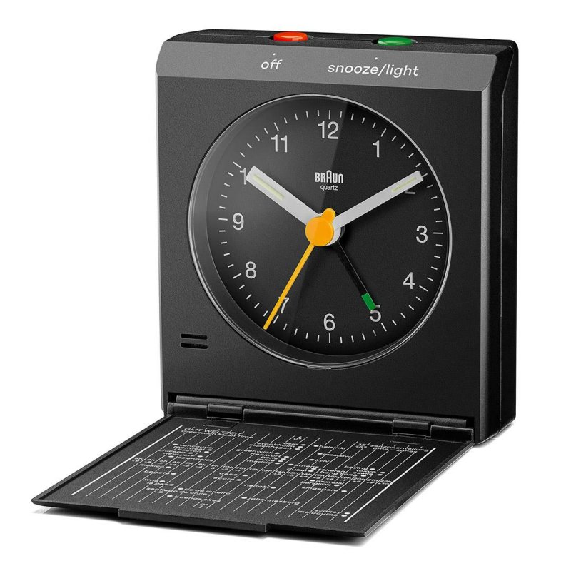 Braun BC05B wall/table clock Analog clock Rectangle Black