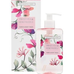 Heathcote & Ivory Sweet Pea & Honeysuckle Hand & Body Wash 250ml
