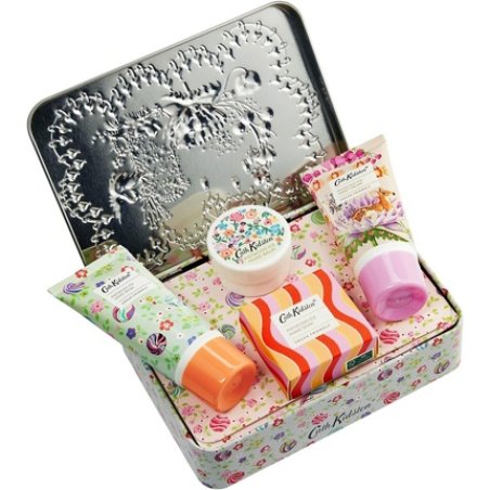 Cath Kidston Carnival Parade Hand Care Tin Hand Cream 30ml Hand Wash 30ml Hand Soak 30g Hand Balm 9g Gift Set