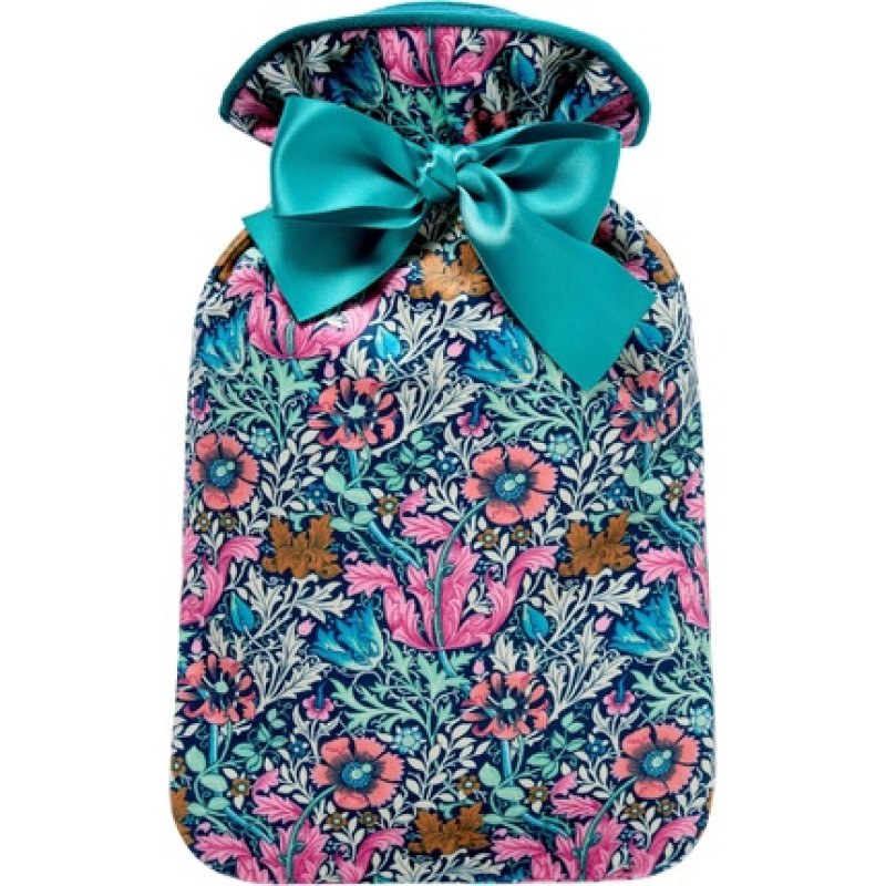 William Morris At Home Beautiful Sleep Velvet Hot Water Bottle Warm Winter